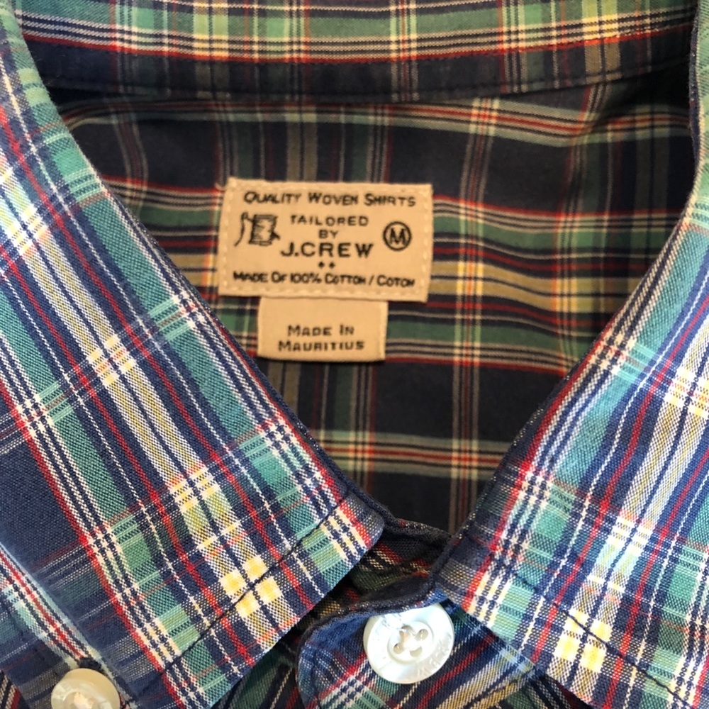 J. Crew Plaid Button Down Shirt - Picture 5 of 6